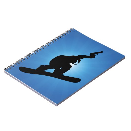 Snowboard Outlaw Notizblock (Linke Seite)