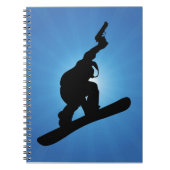 Snowboard Outlaw Notizblock (Vorderseite)