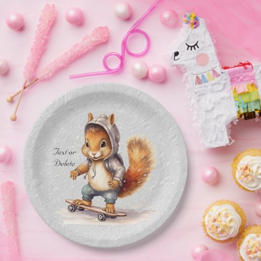 Snowboard-Papierplatte für Wasserfarbeneisen Pappteller (Party)