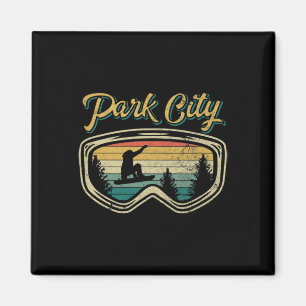 Snowboard Park Stadt Utah Störende Goggles Big Ai Magnet