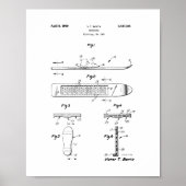 Snowboard-Patent Poster (Vorne)