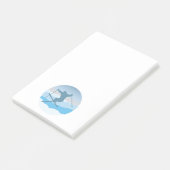 Snowboard Post-it Klebezettel (angewinkelt)