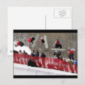 Snowboard Postcard Postkarte (Vorne/Hinten)