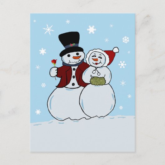 Snowboard Postkarte (Vorderseite)