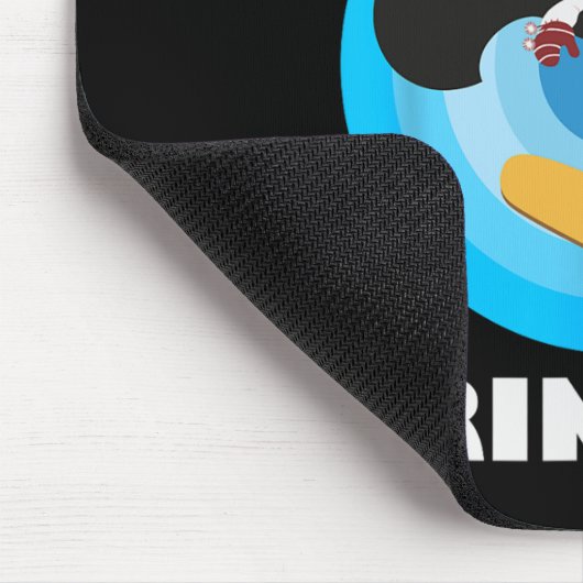 Snowboard Powder Prinzessin Funny Snowboard Girls Mousepad (Ecke)