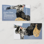 Snowboard-Produkteinführungs-Visitenkarten Visitenkarte (Vorne/Hinten)