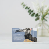 Snowboard-Produkteinführungs-Visitenkarten Visitenkarte (Stehend Vorderseite)