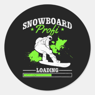 Snowboard Profi Loading I Freestyle Snowboard Schn Runder Aufkleber