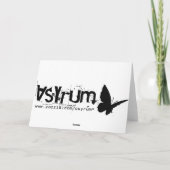 Snowboard. Pulverschnee. Karte (Rückseite)