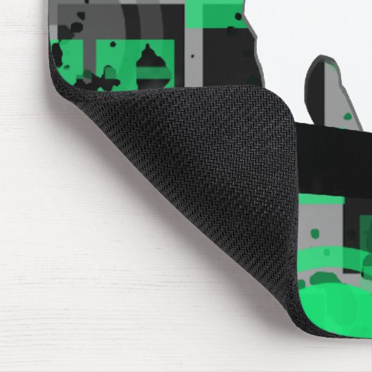 Snowboard. Pulverschnee. Mousepad (Ecke)