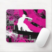Snowboard. Pulverschnee. Mousepad (Mit Mouse)