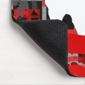 Snowboard. Pulverspur Mousepad (Ecke)