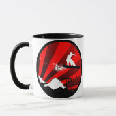 Snowboard: Pulverspur Tasse (Links)