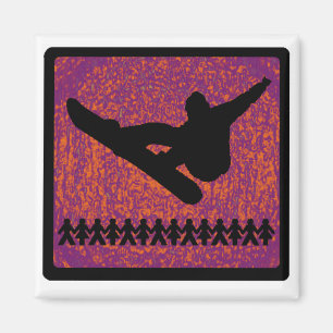 Snowboard rechtes ALINE Magnet