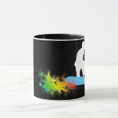 Snowboard. Regenbogen Tasse (Zentrum)