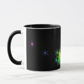 Snowboard. Regenbogen Tasse (Links)