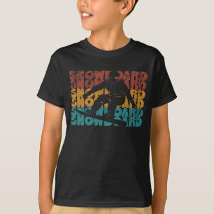 Snowboard Retro Vintag Snowboarder Snowboarder T-Shirt
