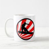 Snowboard. Rochen. Kaffeetasse (Links)