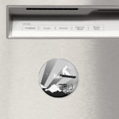 Snowboard. Rochen. Magnet (In Situ (Geschirrspüler))