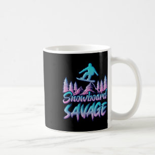 Snowboard Savage Funny Snowboarder Kinder Snowboar Kaffeetasse