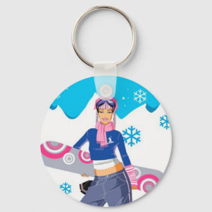 Snowboard-Schlüsselanhänger Schlüsselanhänger