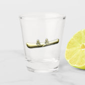 Snowboard Schnapsglas (Vorderseite)