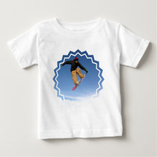 Snowboard-Schwanz-Zupacken-Baby-T - Shirt