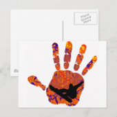 SNOWBOARD SET MINDS POSTKARTE (Vorne/Hinten)