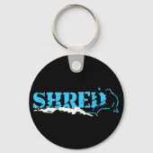 Snowboard. Shred. Schlüsselanhänger (Vorderseite)