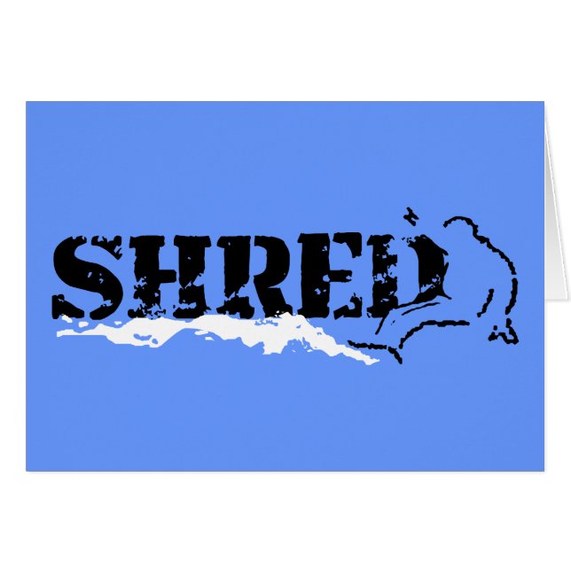 Snowboard: shredd (Vorderseite (Horizontal))