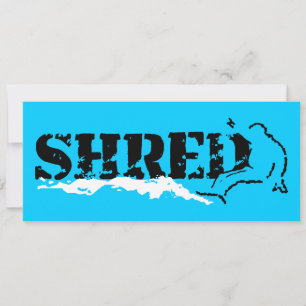Snowboard: shredd einladung