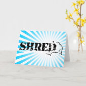 Snowboard: shredd karte (Gelbe Blume)