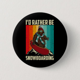 Snowboard Skifahren Snowboarder Wettbewerb Button