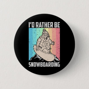 Snowboard Skifahren Snowboarder Wettbewerb Button