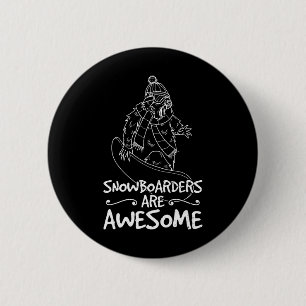 Snowboard Skifahren Snowboarder Wettbewerb Button