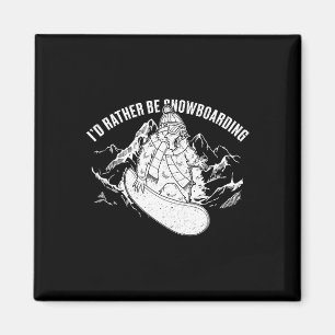 Snowboard Skifahren Snowboarder Wettbewerb Magnet