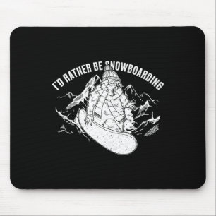 Snowboard Skifahren Snowboarder Wettbewerb Mousepad