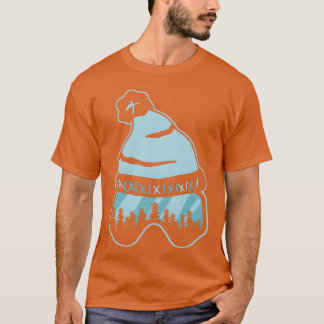 Snowboard Skifahren Wintersport Junge Mädchen T-Shirt