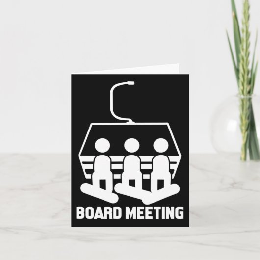 Snowboard Snowboard Funny Snowboarder Karte (Vorderseite)