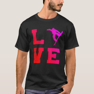 Snowboard-Snowboard für Damen - Herren Snowboarden T-Shirt