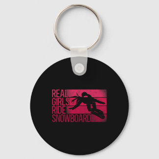 Snowboard Snowboard Girl Ride Schlüsselanhänger
