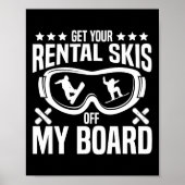 Snowboard-Snowboard - Mietwagen von mir Poster (Vorne)