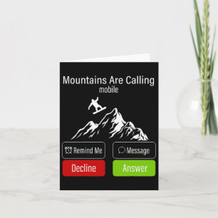 Snowboard Snowboard Mobile Phone Display Mountain Karte