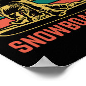 Snowboard Snowboard Poster (Ecke)