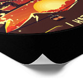 Snowboard Snowboard Poster (Ecke)