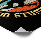 Snowboard Snowboard Retro Vintag Poster (Ecke)