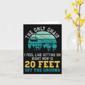 Snowboard Snowboard Ski Lift Vintag Retro Karte (Gelbe Blume)