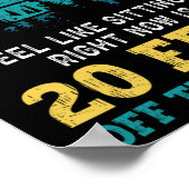 Snowboard Snowboard Ski Lift Vintag Retro Poster (Ecke)