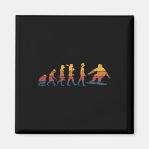 Snowboard Snowboard Snowboarder 2 Magnet
