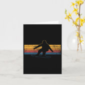 Snowboard Snowboard Snowboarder Karte (Gelbe Blume)